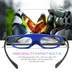 ユニバーサルバッテリー DLPアクティブシャッター 3Dグラス 96-144Hz XGIMI Optoma Acer Viewsonic ホームシアタープロジェクター 3Dテレビ対応