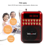 携帯用充電式FMラジオ受信スピーカー、USB / TFカード / 音楽MP3プレーヤー対応