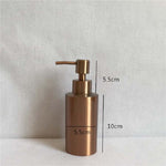 ステンレス製ハンドソープボトル カウンタートップ石鹸ディスペンサー 250ml、550ml