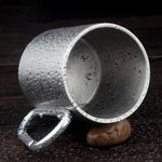 ステンレス製 二重壁ウォーターマグ カラビナハンドル付き コーヒーカップ ランダムカラー配送 カラビナ付きコーヒーカップ