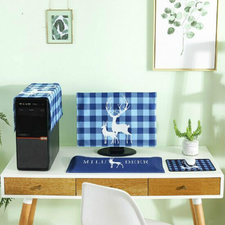 3-in-1シンプルデスクトップPCダストカバー、23-24インチ、25-27インチ