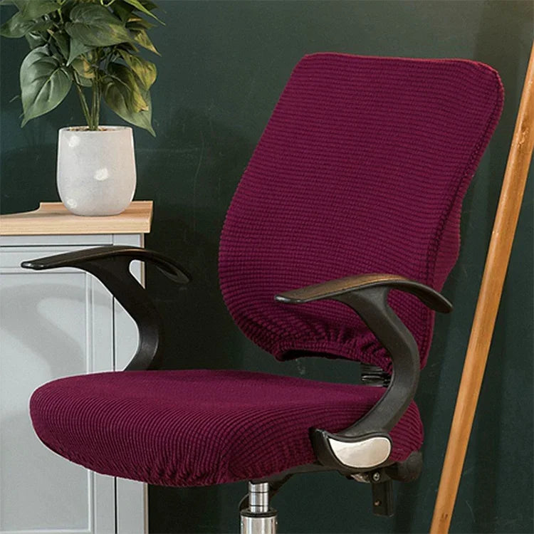 ユニバーサルストレッチオフィスチェアカバー 背もたれカバー＋クッションカバー