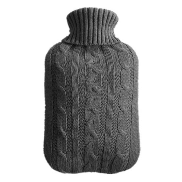 湯たんぽ無地ニットカバー（湯たんぽなし） 水入り湯たんぽ用ソフトニットボトル ベルベットバッグ