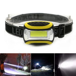アウトドア ヘッドランプ COB LED ヘッドライト 懐中電灯 3モード ヘッドライト 自転車 釣り用ライト