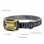 アウトドア ヘッドランプ COB LED ヘッドライト 懐中電灯 3モード ヘッドライト 自転車 釣り用ライト