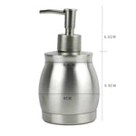 Stainless Steel Lotion Bottle Hand Soap Dispenser Hand Sanitizer Bottle, 390ml