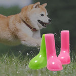 4個セット ペットレインブーツ 防水滑り止め犬用シューズ、S、M、L