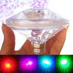 ファッションバスライトショー IP67防水水中RGB LEDカラーチェンジ発光ランプ 7モード付き