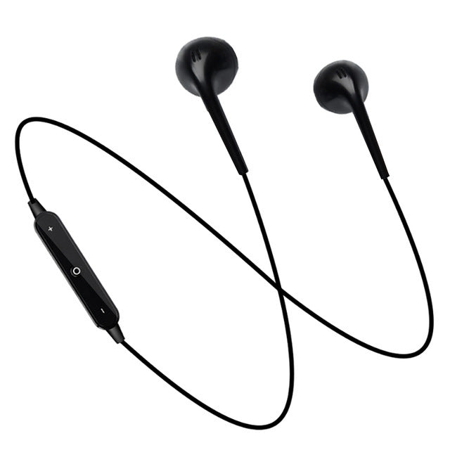 S6 スポーツワイヤレス Bluetoothイヤホン iPhone / Xiaomi / Huawei対応 マイク付き