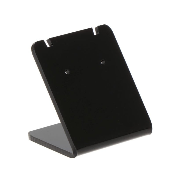 10個セット イヤリング棚ディスプレイスタンドホルダー L字型長方形アクリル プロ用イヤースタッドジュエリーショーブラケットラック