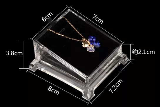 透明アクリルジュエリーブレスレット時計ディスプレイプレート ショーホルダートレイラック