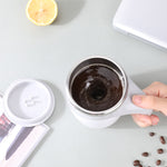 電動かき混ぜカップ ミルクセーキコーヒーかき混ぜカップ 電動（ホワイト）、電動（ブラウン）