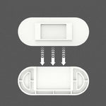5pcs Outlet Holder Wall Mount Plug Board Socket Fixing Frame