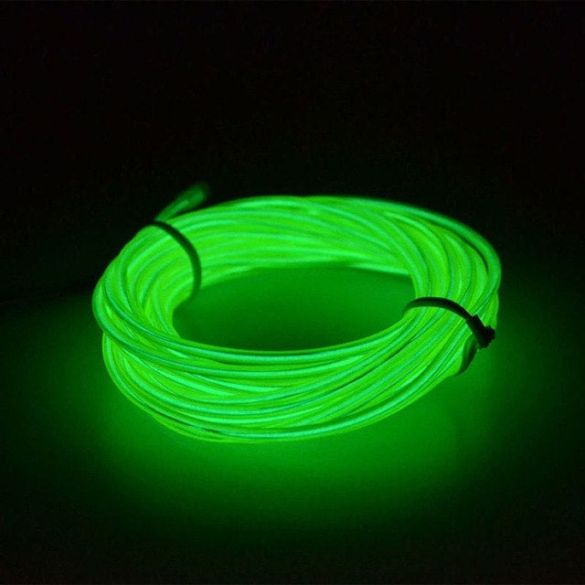柔軟なLEDライト ELワイヤーストリングストリップロープ グローデコ ネオンランプ USBコントローラー付き 3M 省エネマスクグラス発光ライン F277、TBD0156472001A、TBD0156472001B、TBD0156472001C、TBD0156472001D、TBD0156472001E、TBD0156472001F、TBD0156472001G、TBD0156472001...