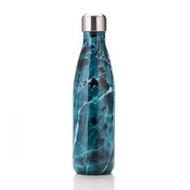 Thermal Cup Vacuum Flask Heat Water Bottle Portable Stainless Steel Sports Kettle, 500ml