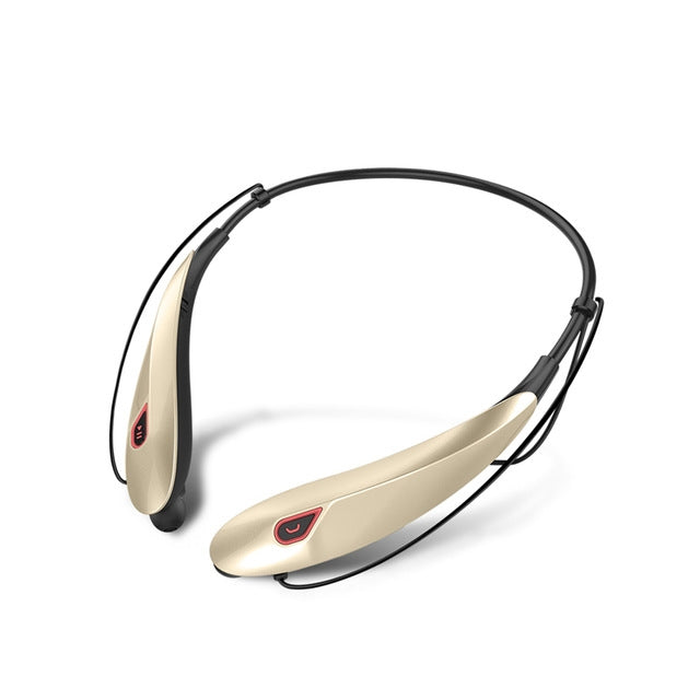 大容量バッテリー ハンズフリー スポーツ ワイヤレス Bluetooth ステレオイヤホン マイク付き