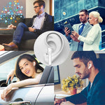 I7s 両耳ワイヤレス Bluetooth ヘッドセット TWS イヤホン 充電ケース付き プラチナ仕上げ