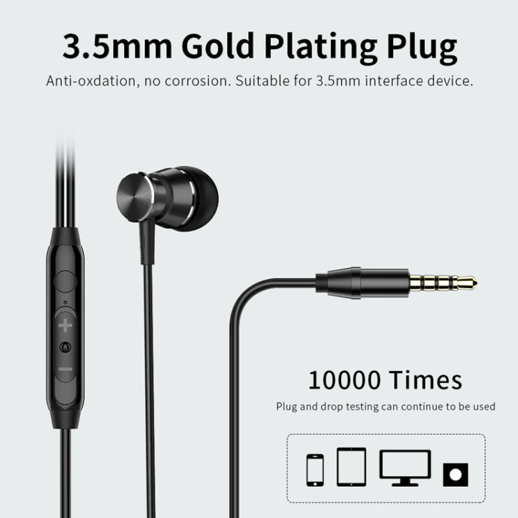 Langsdom M305 ベースイヤホン 3.5mm インイヤー メタルイヤホン HDマイク付き シャオミ iPhone サムスン対応