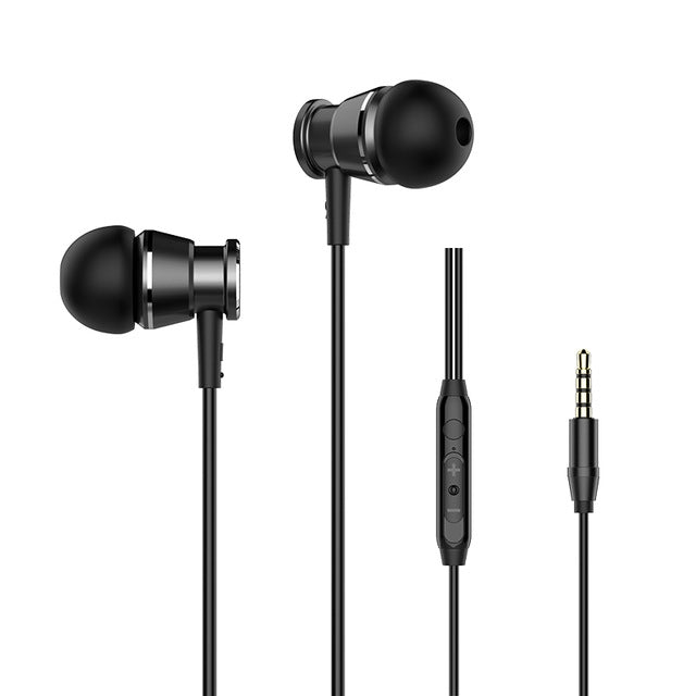 Langsdom M305 ベースイヤホン 3.5mm インイヤー メタルイヤホン HDマイク付き シャオミ iPhone サムスン対応