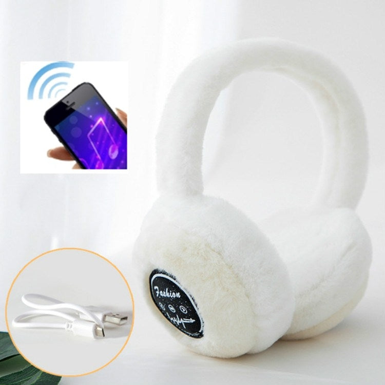 Bluetoothイヤーマフ 冬用プラッシュ 防風 メンズ・レディース用イヤーカバー