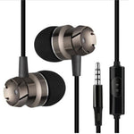 3.5mm 有線ヘッドホン ハンズフリー ヘッドセット インイヤー イヤホン マイク付き シャオミ iPhone MP3プレーヤー ラップトップ対応
