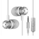 3.5mm 有線ヘッドホン ハンズフリー ヘッドセット インイヤー イヤホン マイク付き シャオミ iPhone MP3プレーヤー ラップトップ対応