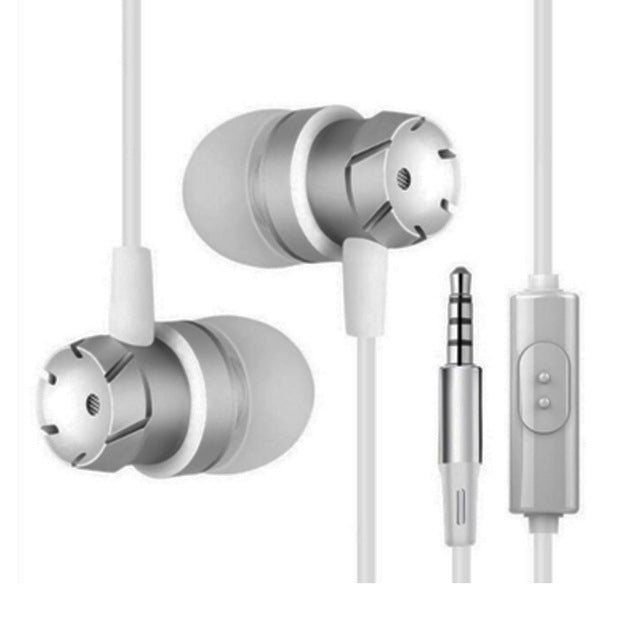 3.5mm 有線ヘッドホン ハンズフリー ヘッドセット インイヤー イヤホン マイク付き シャオミ iPhone MP3プレーヤー ラップトップ対応