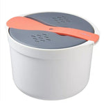 Kitchenware Microwave Oven Utensils Rrice Cooker Heating Steamer Pot Steamed Rice Box
