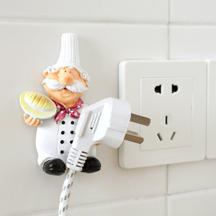 Cute Wall Self Adhesive Plug Resin Hook Kitchen Rack, Foot Drag, Hand Drag