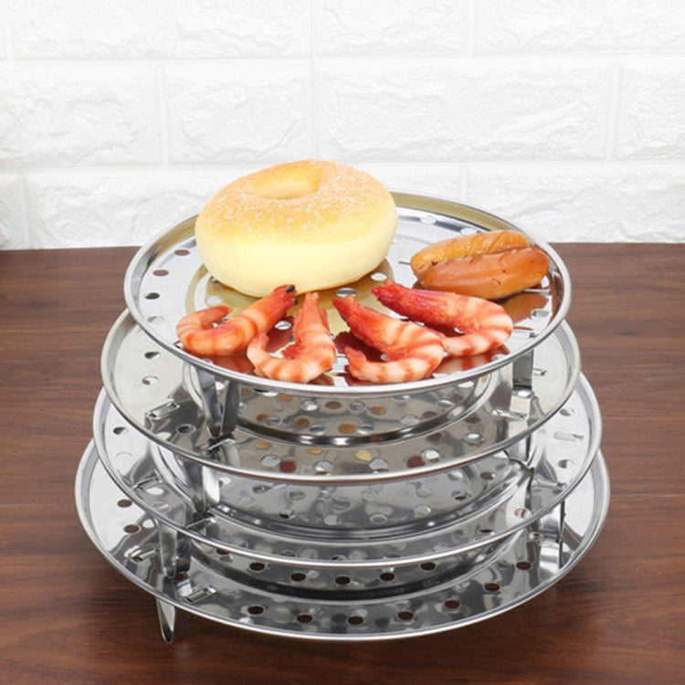 多機能防水棚 蒸し器トレイ ステンレス製蒸しグリッドケージ 蒸しシート 蒸しラック、20cm、22cm、24cm、26cm