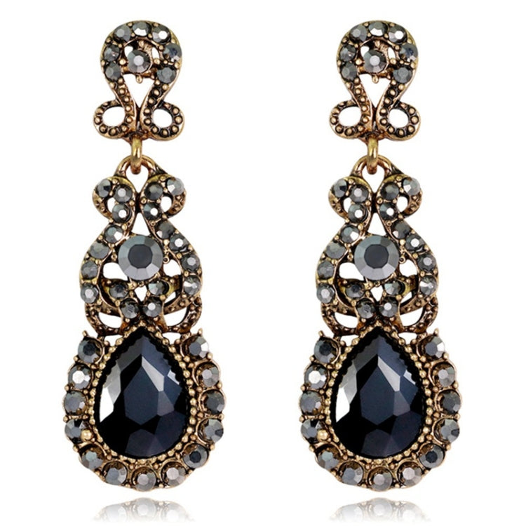 Classic Drop Earrings Exaggerated Atmospheric Alloy Stud Earrings, Red