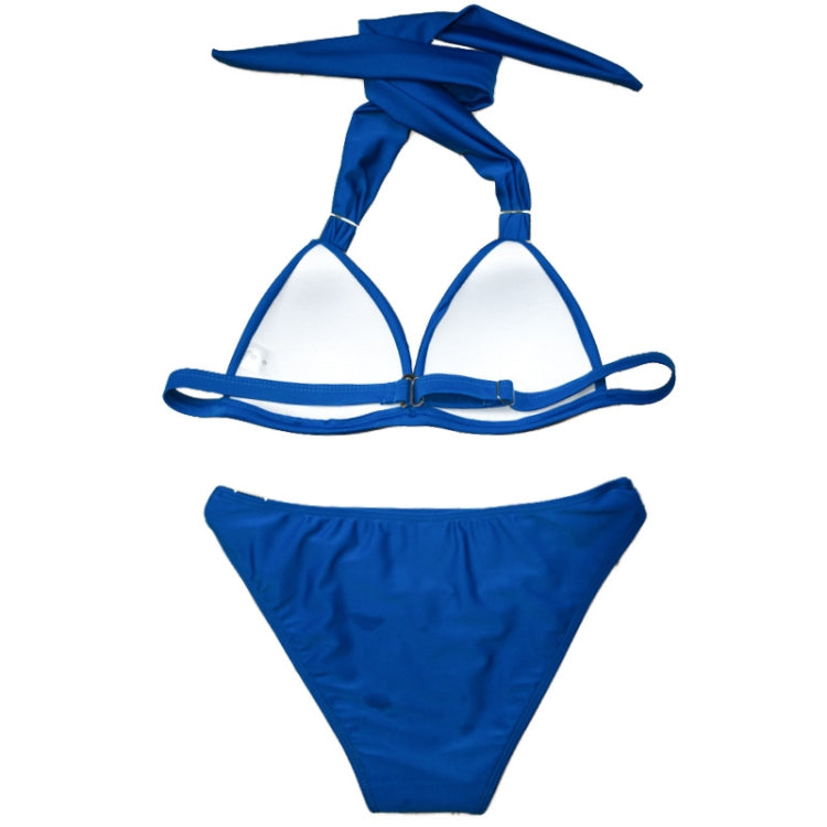 2イン1 セクシー無地水着セット レディースビーチビキニ水着, S, M, L, XL, XXL