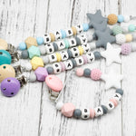 DIYシリコンベビーパシファイヤークリップ カラフルパシファイヤーチェーン