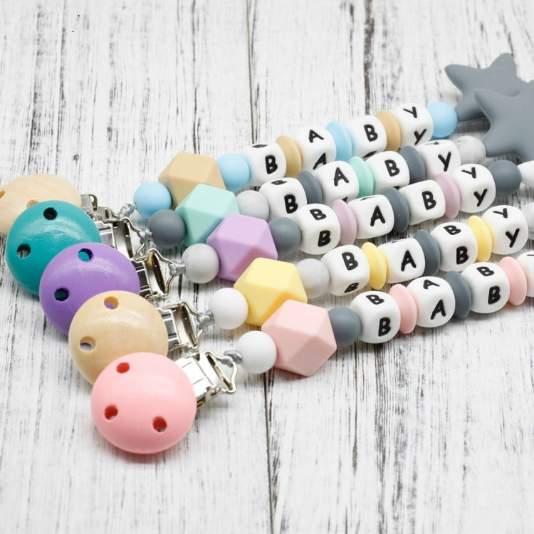 DIYシリコンベビーパシファイヤークリップ カラフルパシファイヤーチェーン