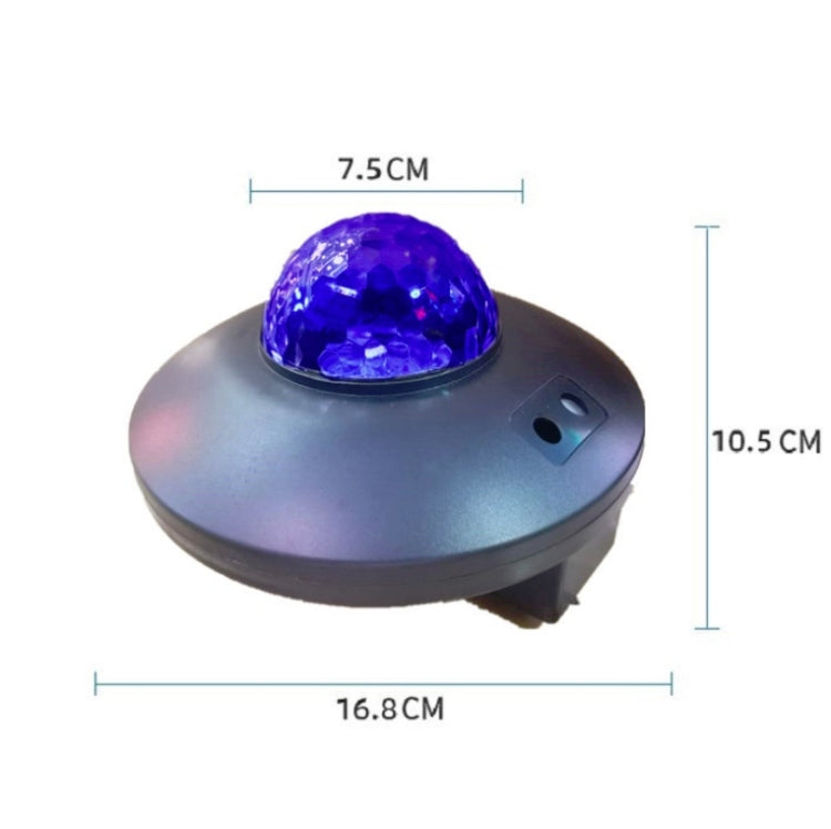 LED ウォーターウェーブ レーザー 星空プロジェクターライト USB リモコン Bluetooth 音声操作 レーザーライト 回転マジックボールライト