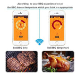 BBQキッチンワイヤレスBluetoothスマート食品オーブンサーモメーター、食品温度範囲：0-100度