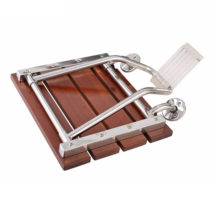 折りたたみ無垢材壁掛けリラクゼーションシャワーチェア Fタイプ折りたたみ無垢チェア