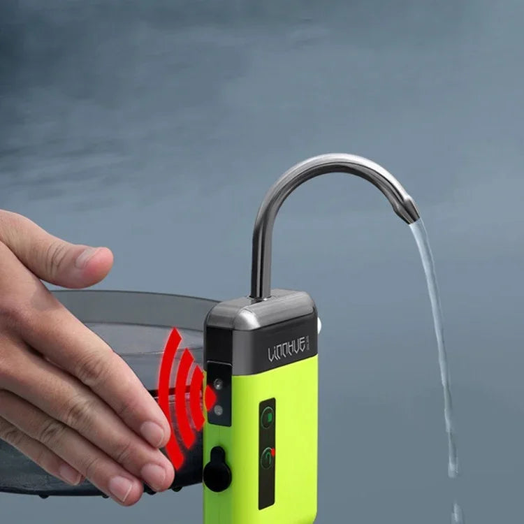 LINNHUE 自動水ポンプ 充電式吸水器 アウトドア釣り用エアレーションポンプ、LINNHUE