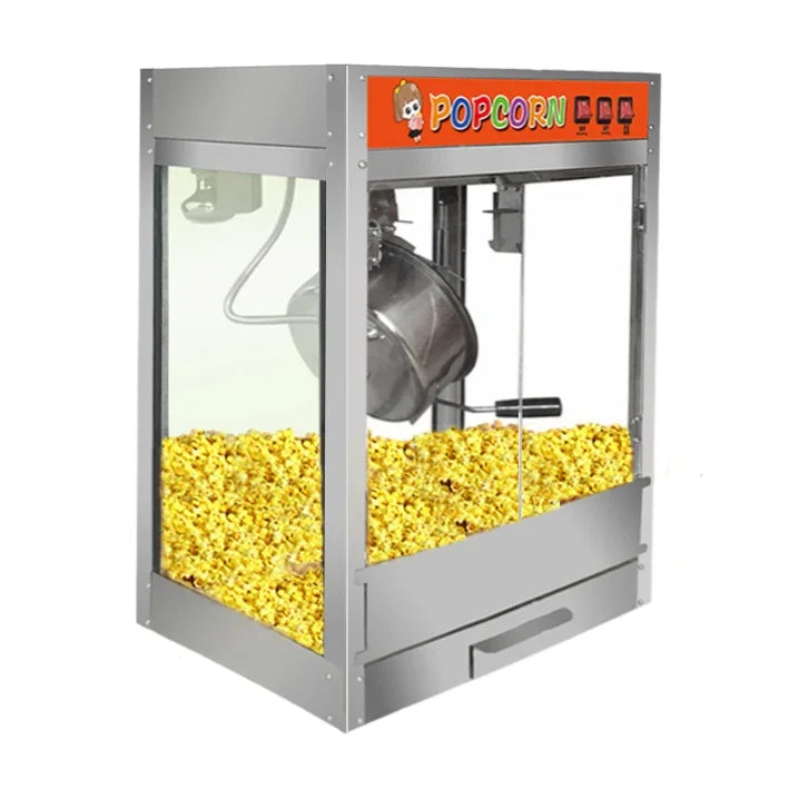 業務用手回し電動ポップコーンマシン ポップコーンポット、手回し式