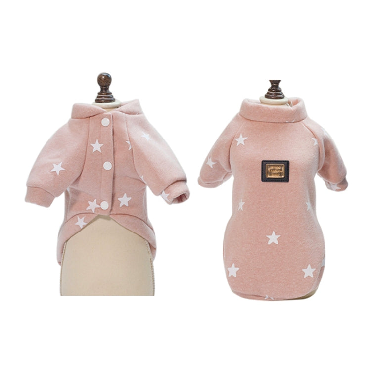 ペット秋冬用五芒星柄セーター ペット暖かい服, L, XXL, XL