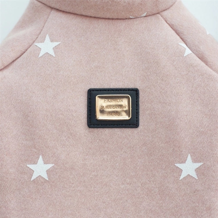 ペット秋冬用五芒星柄セーター ペット暖かい服, L, XXL, XL