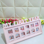 クリエイティブDIYホームルーム装飾 ベビーメモリアル成長写真フレームディスプレイ