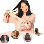 プロフェッショナル ヘアストレートナー LEDディスプレイ セラミックコーティングプレート イオニックカールフラットアイロン