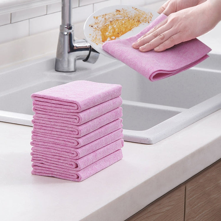 10枚セットココナッツシェルクロス 家庭用無毛厚手吸水油汚れ防止食器洗い用クロス、30x30cm