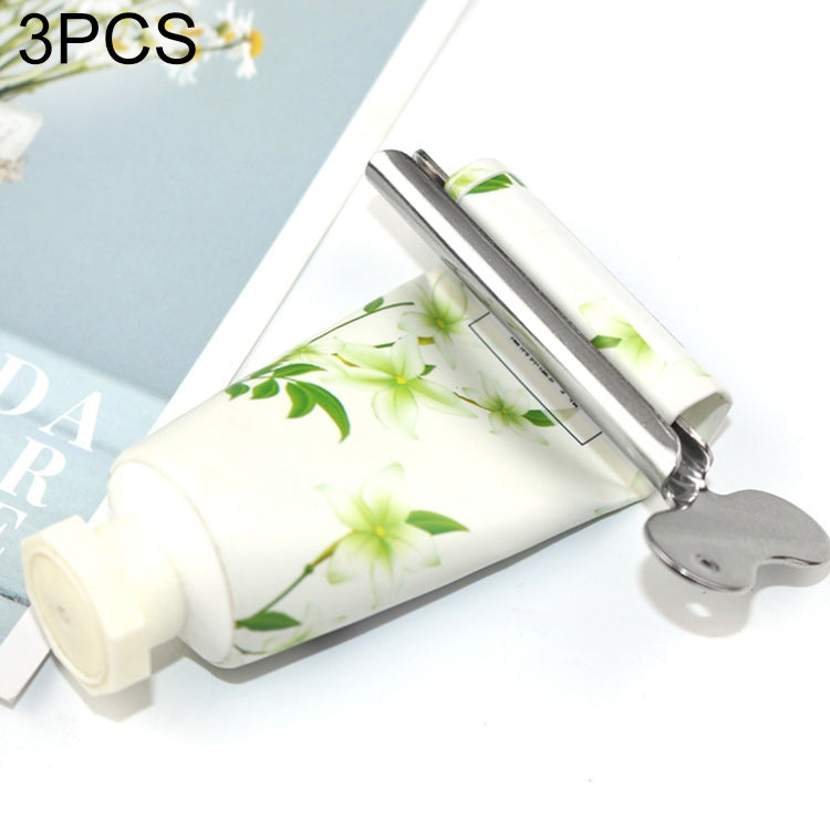 3枚セット ステンレス製歯磨き粉絞り器 ヘアキー絞り器 染色用半円形金属絞り器 ヘアキー絞り器