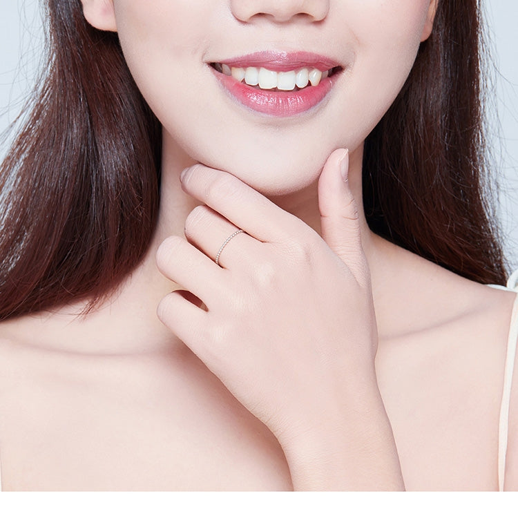 女性用ファッションチャームビーズリング ジュエリー、925シルバー