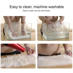 Luxury Rectangle Square Soft Artificial Wool Sheepskin Fluffy Rug Fur Carpet, 80x180cm, 45x45cm, 100x180cm, 55x55cm