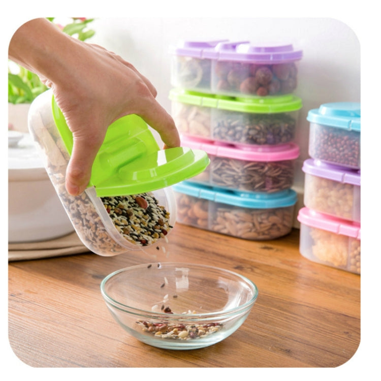 ランチボックス 食品容器 プラスチック製 携帯用 キャンプ ピクニック 折りたたみ式フルーツ容器 冷蔵庫・電子レンジ対応保存ボックス