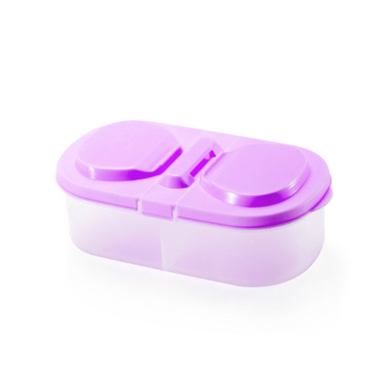 ランチボックス 食品容器 プラスチック製 携帯用 キャンプ ピクニック 折りたたみ式フルーツ容器 冷蔵庫・電子レンジ対応保存ボックス