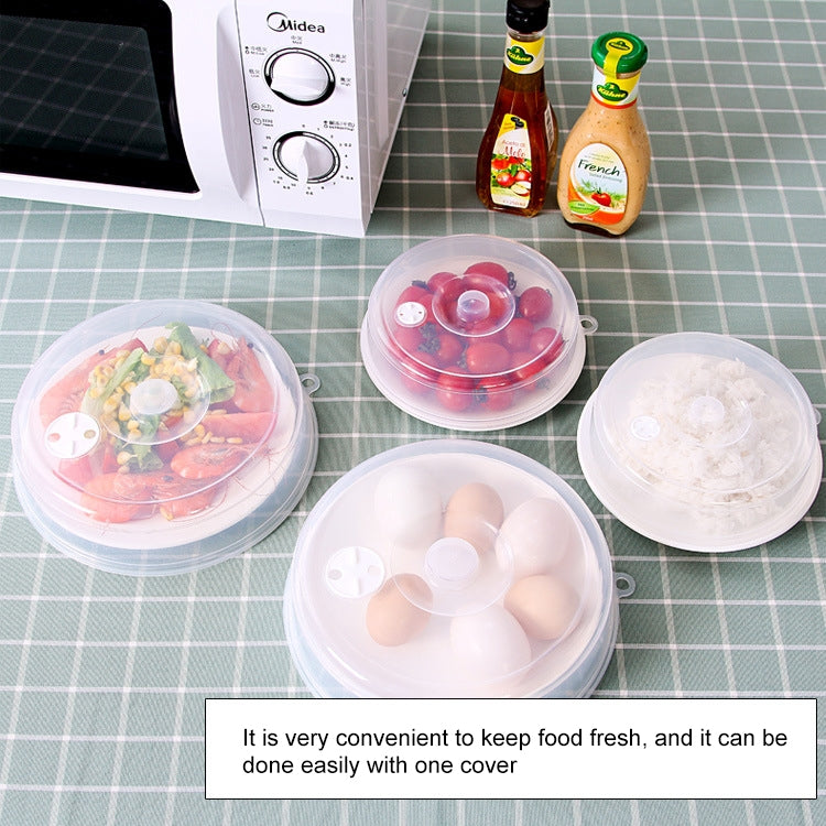 キッチン用透明冷蔵庫保存密封蓋 電子レンジ加熱用積み重ね可能な保存ボウル蓋 小・大サイズ